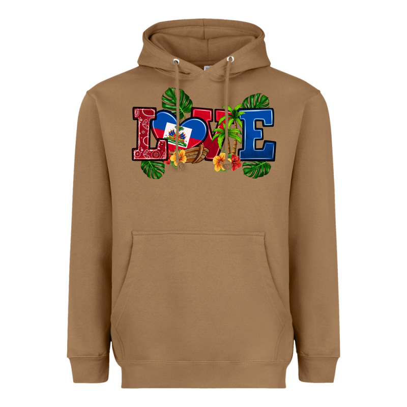 Love Haitian Republic Heavyweight Hoodie by RanaPortraitStore | Teevron