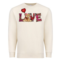 Sandshell valentines day tedybear love Premium Sweatshirt - RanaPortraitStore