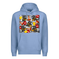 Colony Blue forklift tumbler Premium Hoodie - Artiststas