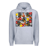 Heather Grey forklift tumbler Premium Hoodie - Artiststas