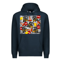 Navy forklift tumbler Premium Hoodie - Artiststas