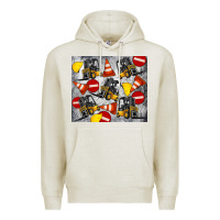 Oatmeal Heather forklift tumbler Premium Hoodie - Artiststas