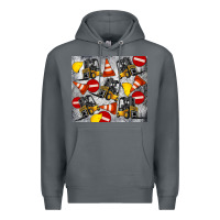 Rock forklift tumbler Premium Hoodie - Artiststas