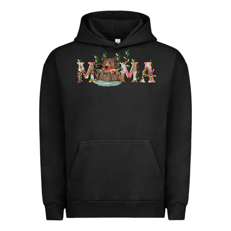 Mama With Bear And Daisy Urban Hoodie by RanaPortraitStore | Teevron
