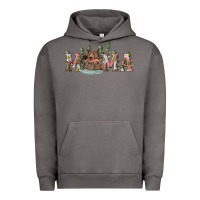 Pigment Tornado Mama with bear and daisy Urban Hoodie - RanaPortraitStore