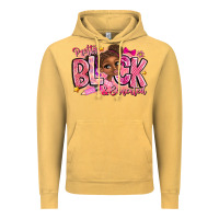 Vintage Mustard Pretty Black Educated Vintage Hoodie - CowhideDigitalArt
