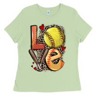 Matcha love softball Ladies Tee - FaDigitalArtStudio