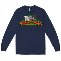 Navy halloween baby sheeps Long Sleeve Tee - LillyAllenDesigns