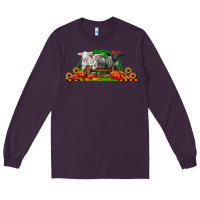 Plum halloween baby sheeps Long Sleeve Tee - LillyAllenDesigns