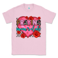 Bubblegum Pink praying moms club olivia Classic Tee - OliviaCreatesArt