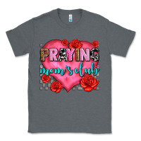 Charcoal Heather praying moms club olivia Classic Tee - OliviaCreatesArt