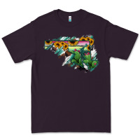 Plum Maryland Map Sunflower Cactus Serape Premium Tee - RanaPortraitStore