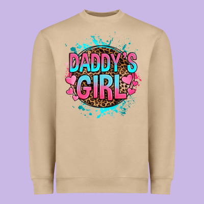 Daddy's Girl Heavyweight Sweatshirt Designed By Ranaportraitstore