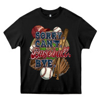 Black Sorry can't Baseball bye Heavy Core Tee - HowdyJamesFarm