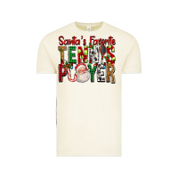 Vintage Arctic Santa's Favorite Tennis Player For Christmas Vintage Tee - FaDigitalArtStudio