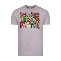 Vintage Zinc Santa's Favorite Tennis Player For Christmas Vintage Tee - FaDigitalArtStudio