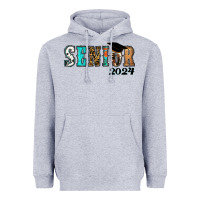 Heather Grey western senior 2024 Heavyweight Hoodie - RanaPortraitStore