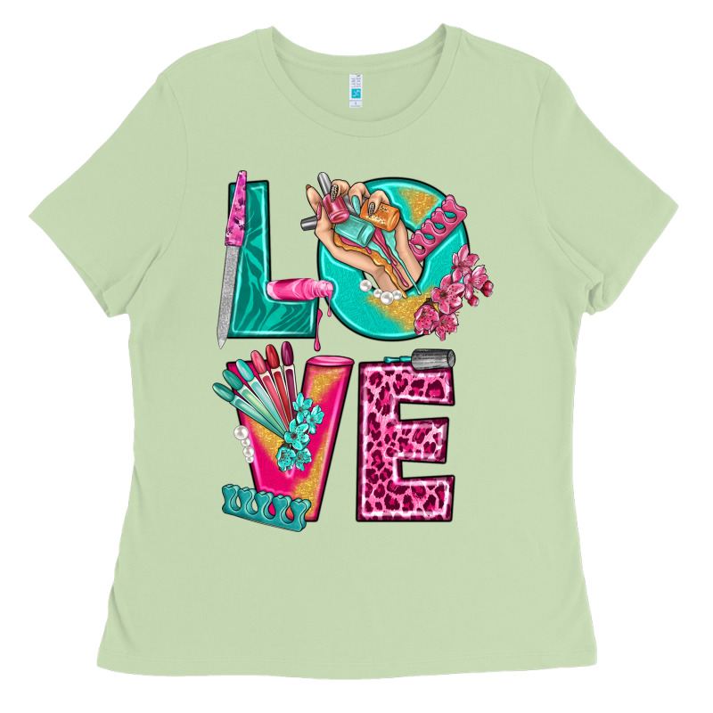 Love With Nail Elements Bbs Ladies Tee by BundleAndBundleShop | Teevron