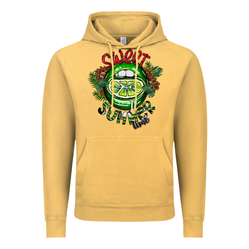 Summer Time Vintage Hoodie by CowhideDigitalArt | Teevron