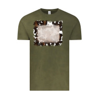 Vintage Olive cowhide frames background Vintage Tee - RanaPortraitStore