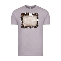 Vintage Zinc cowhide frames background Vintage Tee - RanaPortraitStore