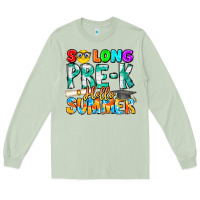 Matcha So Long Pre K Hello Summer Long Sleeve Tee - CowhideDigitalArt