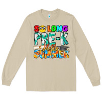 Mushroom So Long Pre K Hello Summer Long Sleeve Tee - CowhideDigitalArt