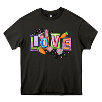 Asphalt Easter love Happy Easter Day Heavy Core Tee - CowGirlArtShop