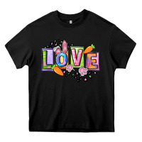 Black Easter love Happy Easter Day Heavy Core Tee - CowGirlArtShop