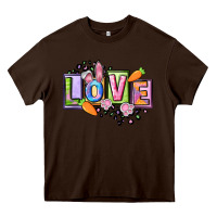 Chocolate Brown Easter love Happy Easter Day Heavy Core Tee - CowGirlArtShop