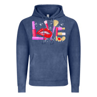 Vintage Denim makeup artist t  shirt makeup artist love cosmetician fashion t  shirt Vintage Hoodie - linhVisuals