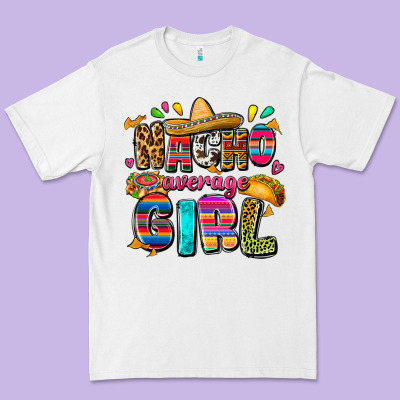 Nacho Average Girl Premium Tee Designed By Fadigitalartstudio
