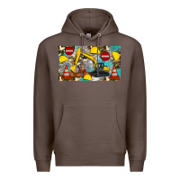 Coffee excavator sippy Premium Hoodie - Artiststas