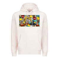 Pale Pink excavator sippy Premium Hoodie - Artiststas