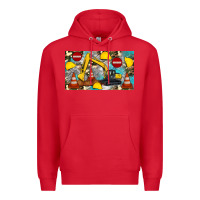 Red excavator sippy Premium Hoodie - Artiststas