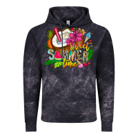 Cloud Black summer time Vintage Hoodie - CowhideDigitalArt