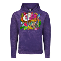 Cloud Purple summer time Vintage Hoodie - CowhideDigitalArt