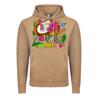 Vintage Coffee summer time Vintage Hoodie - CowhideDigitalArt