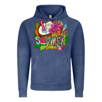 Vintage Denim summer time Vintage Hoodie - CowhideDigitalArt