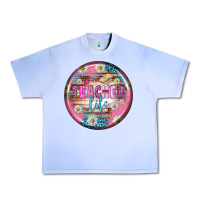 Grape Ice teacher life earrings Urban Heavy Tee - BundleAndBundleShop