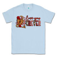 Dusty Blue love you forever olivia Classic Tee - OliviaCreatesArt