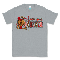 Heather Grey love you forever olivia Classic Tee - OliviaCreatesArt