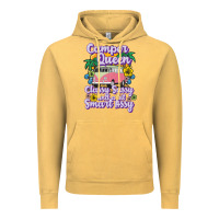 Vintage Mustard camp camping camper queen classy sassy and a bit smart assycamper camp Vintage Hoodie - linhVisuals