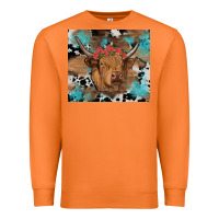 Carrot western roses cow Premium Sweatshirt - RanaPortraitStore