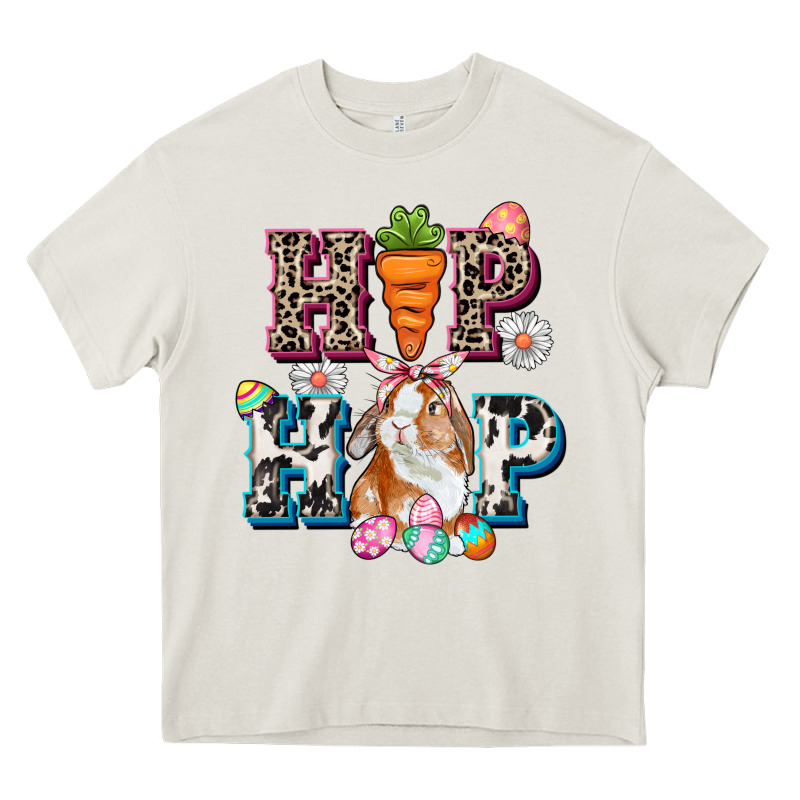 Western Hip Hop Bunny Easter Day Heavy Core Tee by CowGirlArtShop | Teevron