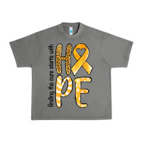 Tornado finding the cure starts with hope childhood cancer awareness Urban Heavy Tee - Jasminsmagicworld