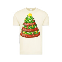 Vintage Arctic green chocolate christmas cookie cake Vintage Tee - FaDigitalArtStudio