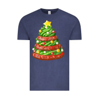 Vintage Denim green chocolate christmas cookie cake Vintage Tee - FaDigitalArtStudio