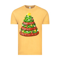 Vintage Mustard green chocolate christmas cookie cake Vintage Tee - FaDigitalArtStudio