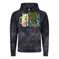 Cloud Black sweet summer time Vintage Hoodie - CowhideDigitalArt